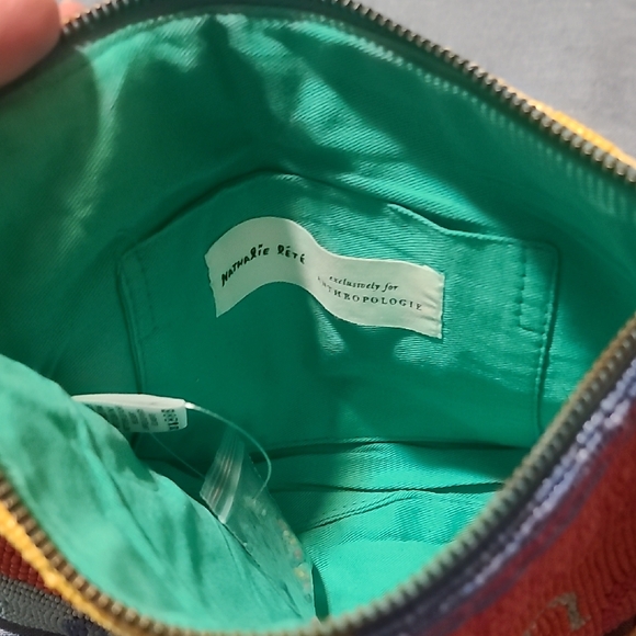 Anthropolgie Nathalie Lété Colorful Beaded Clutch with Tassel - Picture 7 of 7